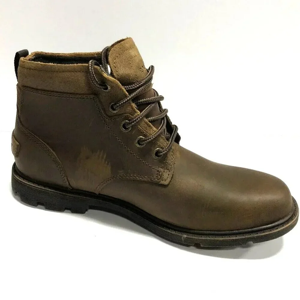 Rockport Mens Rugged Bucks II Chukka Boot Waterproof Leather Size 8M